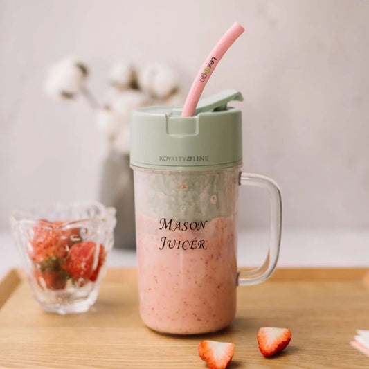 Portable Blender & Smoothie Maker with Built-In Straw