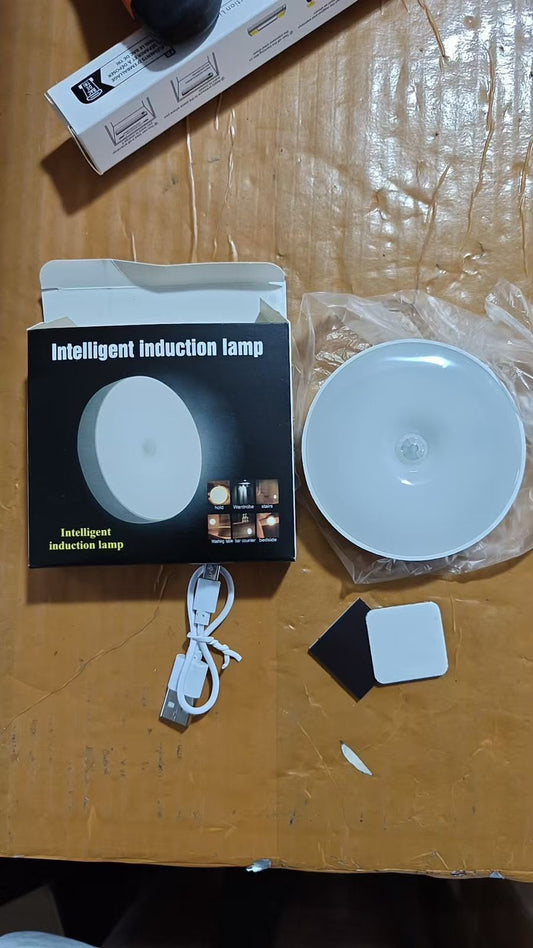 Smart Motion Sensor Rechargeable Wireless LED Night Light with Button Control