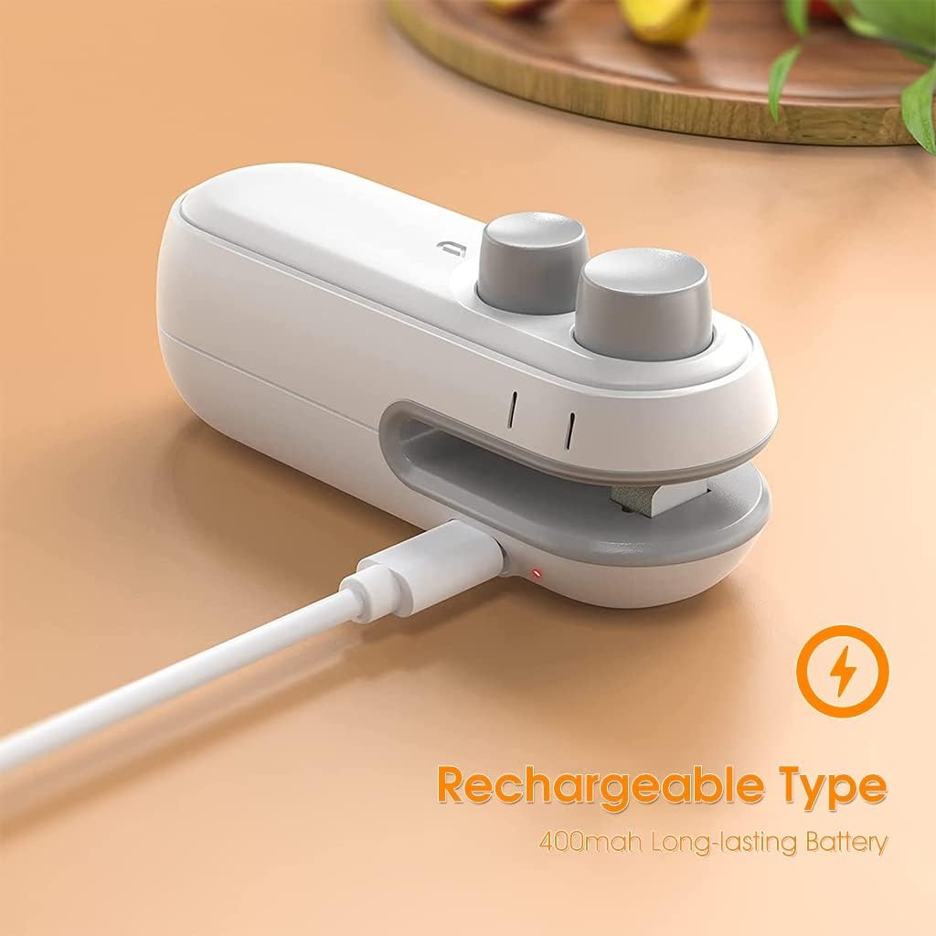 Mini  USB Rechargeable Heat Sealing Machine 2-in-1 Cutter & Sealer
