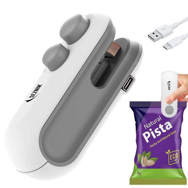 Mini  USB Rechargeable Heat Sealing Machine 2-in-1 Cutter & Sealer