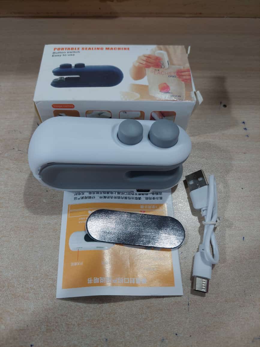 Mini  USB Rechargeable Heat Sealing Machine 2-in-1 Cutter & Sealer