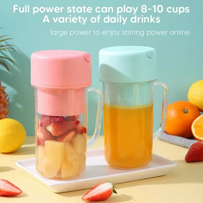 Portable Blender & Smoothie Maker with Built-In Straw