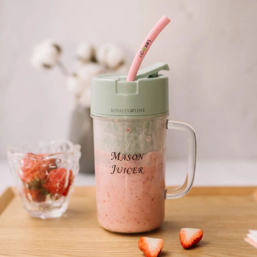 Portable Blender & Smoothie Maker with Built-In Straw