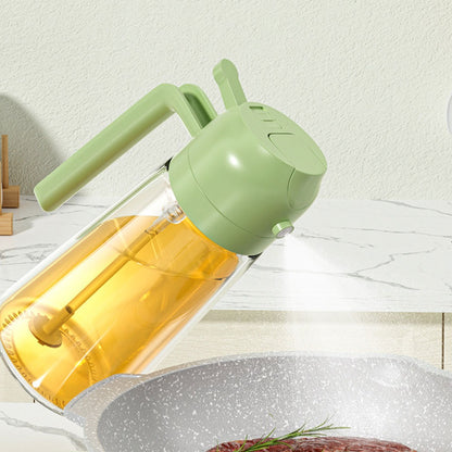 2-in-1 Oil Sprayer Bottle for Kitchen for Cooking, Air Frying, Baking, BBQ & Salads